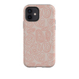 Topographic Map Pattern iPhone Tough Case By Artists Collection