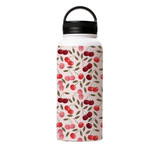 Sweet Cherry Pattern Water Bottle By Artists Collection