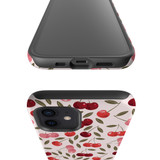 Sweet Cherry Pattern iPhone Tough Case By Artists Collection