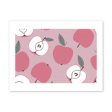 Sweet Apples Pattern Art Print By Artists Collection