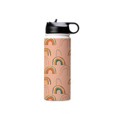 Summer Rainbows Pattern Water Bottle By Artists Collection