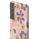 Summer Flower Lines Pattern Samsung Snap Case By Artists Collection