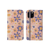 Summer Flower Lines Pattern iPhone Folio Case By Artists Collection