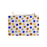 Summer Circles Pattern Clutch Bag By Artists Collection