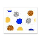Summer Circles Pattern Art Print By Artists Collection