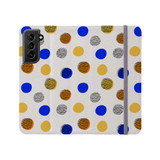 Summer Circles Pattern Samsung Folio Case By Artists Collection