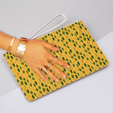Summer Cactus Pattern Clutch Bag By Artists Collection