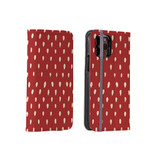 Strawberry Seeds Pattern iPhone Folio Case By Artists Collection