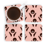 Spiritual Vector Pattern Coaster Set By Artists Collection
