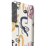 Single One Line Abstract Art Samsung Snap Case By Artists Collection