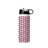 Simple Pomegranate Pattern Water Bottle By Artists Collection