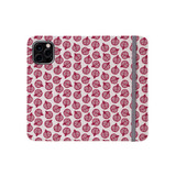 Simple Pomegranate Pattern iPhone Folio Case By Artists Collection