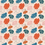 Simple Floral Pattern Design By Artists Collection