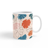 Simple Floral Pattern Coffee Mug By Artists Collection