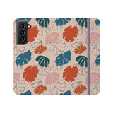 Simple Floral Pattern Samsung Folio Case By Artists Collection
