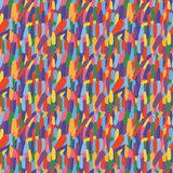 Rainbow Paint Strokes Pattern Design By Artists Collection