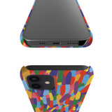 Rainbow Paint Strokes Pattern iPhone Snap Case By Artists Collection