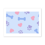 Puppy Pattern Art Print By Artists Collection