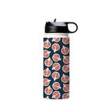 Pomegranate Pattern Water Bottle By Artists Collection