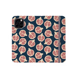 Pomegranate Pattern iPhone Folio Case By Artists Collection