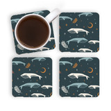 Planet Earth Pattern Coaster Set By Artists Collection