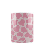 Pink Cow Pattern Coffee Mug By Artists Collection