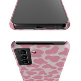 Pink Cow Pattern Samsung Snap Case By Artists Collection