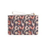 Pineapple Background Clutch Bag By Artists Collection