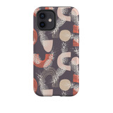 Pineapple Background iPhone Tough Case By Artists Collection
