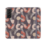 Pineapple Background Samsung Folio Case By Artists Collection