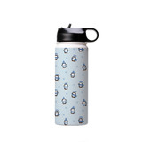 Penguin Pattern Water Bottle By Artists Collection