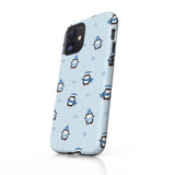 Penguin Pattern iPhone Tough Case By Artists Collection