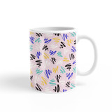 Pencil Strokes Pattern Coffee Mug By Artists Collection