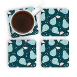Pear Pattern Coaster Set By Artists Collection