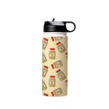 Peanut Butter Lover Pattern Water Bottle By Artists Collection