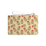 Peanut Butter Lover Pattern Clutch Bag By Artists Collection
