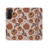 Peach Pattern Samsung Folio Case By Artists Collection