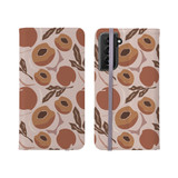 Peach Pattern Samsung Folio Case By Artists Collection