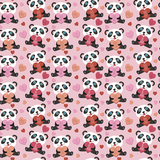 Panda Love Pattern Design By Artists Collection