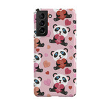 Panda Love Pattern Samsung Snap Case By Artists Collection