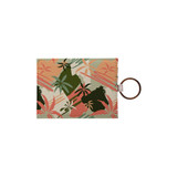 Palm Trees With Lines Pattern Card Holder By Artists Collection