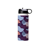 Palm Leaves Pattern Water Bottle By Artists Collection