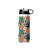 Oranges Pattern Water Bottle By Artists Collection