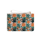 Oranges Pattern Clutch Bag By Artists Collection