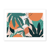 Oranges Pattern Art Print By Artists Collection