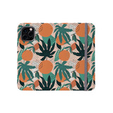 Oranges Pattern iPhone Folio Case By Artists Collection