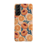 Orange And Peach Pattern Samsung Snap Case By Artists Collection