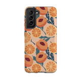 Orange And Peach Pattern Samsung Tough Case By Artists Collection