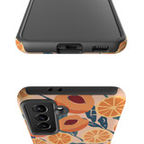 Orange And Peach Pattern Samsung Tough Case By Artists Collection