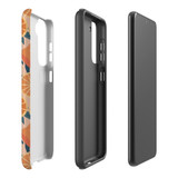 Orange And Peach Pattern Samsung Tough Case By Artists Collection